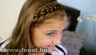 copf készítés, fodrászat, fonás, copf